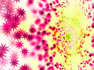 beautiful abstract background with fractal motive