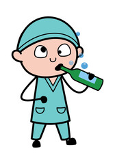 Drunk Cartoon Surgeon