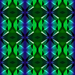 painted geometric pattern
