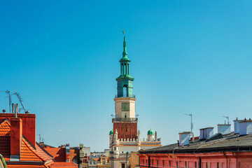 Obraz premium Ratusz w Poznaniu to zabytkowy ratusz miasta Poznania