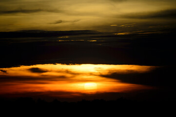 Abstract of colorful sky in the sunset