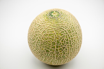 食べ頃の完熟メロンの外観