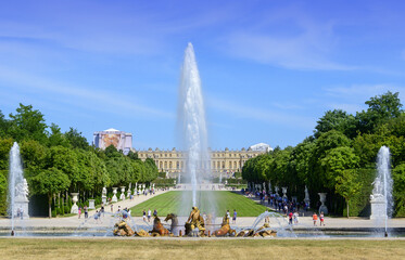 Fontaine dans le parc du château de Versailles