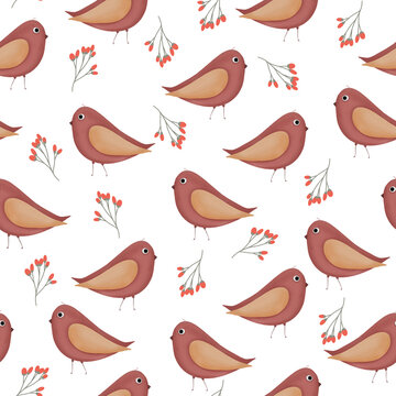 birds pattern cute