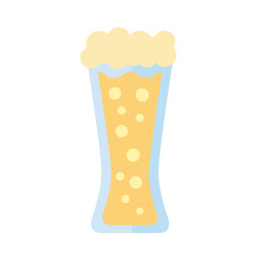 beer glass drink flat style icon