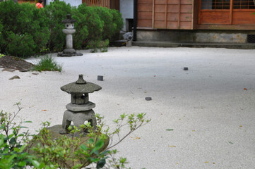 Beautiful Japanese courtyard