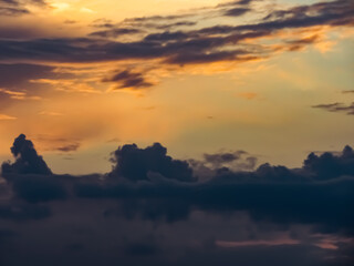 Beautiful clouds in the sky