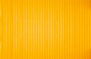 Panoramic Yellow Metal Sheet Walls Images For Background.