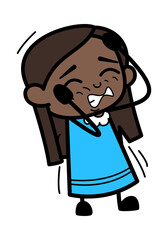 Annoyed Black Girl Cartoon