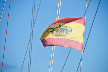 Espagne espagnol drapeau cordes