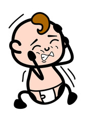 Annoyed Baby Cartoon