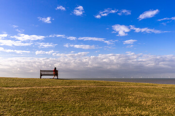 Distant Person on Beach