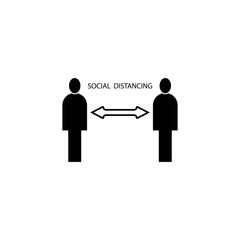 Social distancing Icon
