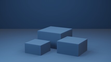 Obraz premium Mockup background for product display in modern minimal style.