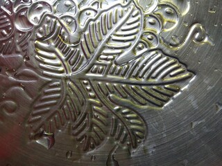 old metal plate