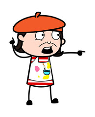 Blaming Artist Cartoon