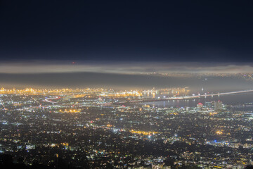 San Francisco Bay Area at Night