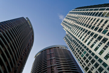 Bonifacio Global City, Metro Manila, Philippines - Luxury residential condominiums in BGC. Modern...