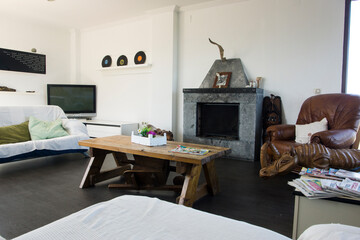 Living room of a rural house