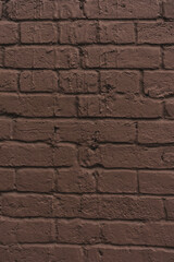 brick brown wall texture. background of a old brick house.