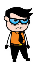 Cartoon Businessman Crying