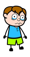 Cartoon Teen Boy Crying