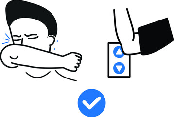 corona protection icon