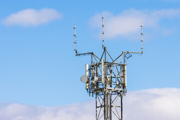 Top of a mobile phone mast