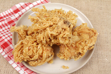 fried chicken on plate