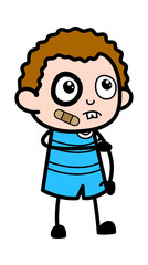 Injured Cartoon Kid