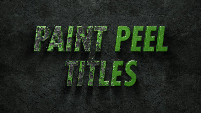 Paint Peel Titles