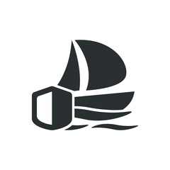 Boat insurance icon
