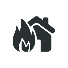 House fire icon