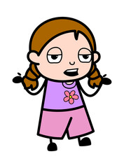 Girl Talking Cartoon