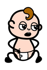 Cartoon Baby Discussing