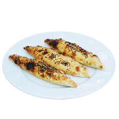 cheese pastry on plate for restaurant presentation