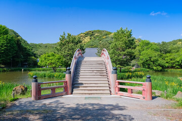 横浜市 称名寺 反橋