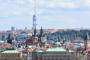 Obraz premium Prague is the capital of the Czech Republic, the European state. Historical sights.