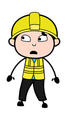Shocked Engineer Cartoon