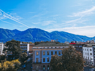 Ciudad de Locarno en Suiza
