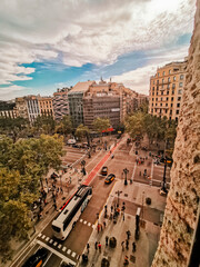 Vista de la ciudad de barcelona