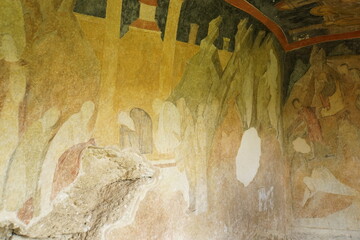 Paintings from Ivanovo Rock Monastery, established in the twenties of 13th century