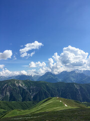 Obraz premium mountain landscape with blue sky