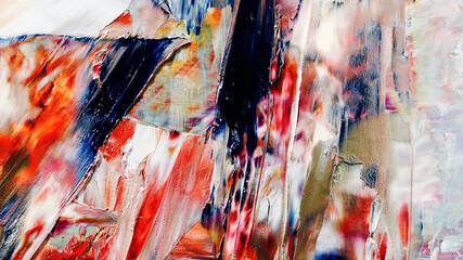 Colorful abstract background wallpaper. Modern motif visual art.  Mixtures of oil paint. Trendy...