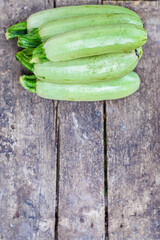zucchini fruits fresh harvest food background top view copy space  organic eating healthy raw keto or paleo diet
