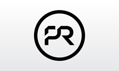 Initial PR Letter Logo With Creative Modern Business Typography Vector Template. Creative Letter PR Logo Vector.