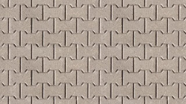 Seamless looping motion. Specially prepared for filling the background with a seamless brickwork pattern. Vertically oriented video.