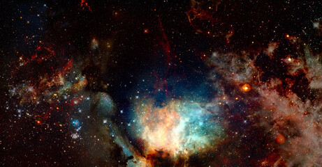 Fototapeta na wymiar Star birth in the extreme. Elements of this image furnished by NASA