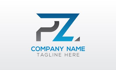 Initial PZ Letter Logo With Creative Modern Business Typography Vector Template. Creative Letter PZ Logo Vector.