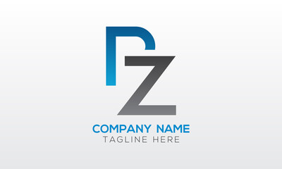 Initial PZ Letter Logo With Creative Modern Business Typography Vector Template. Creative Letter PZ Logo Vector.